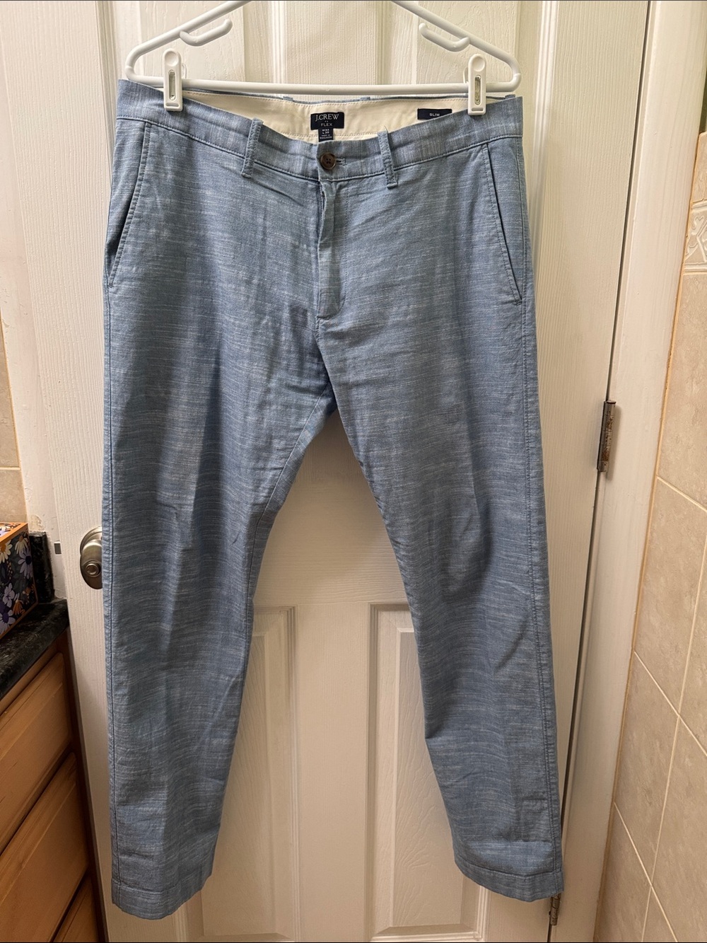 J. Crew Light Blue Men's Chino-Style Pants